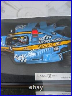 Hot Wheels Racing Renault R25 Fernando Alonso 118 SIGNED WithCOA Limited Edition