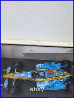 Hot Wheels Racing Renault R25 Fernando Alonso 118 SIGNED WithCOA Limited Edition