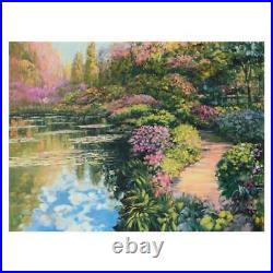 Howard Behrens Giverny Path Limited Edition Canvas Numbered and Signed, COA