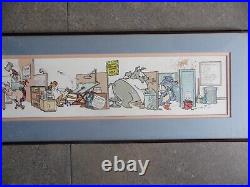 Humorous Scene Engineering Office Design for Safety Signed LE Robert Marble COA