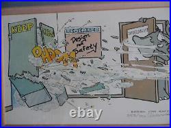 Humorous Scene Engineering Office Design for Safety Signed LE Robert Marble COA