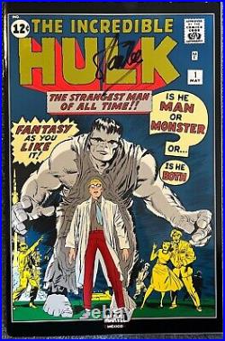 Incredible Hulk #1signed Stan Leemarvel Comicsmexicocoafoil Variantorigin