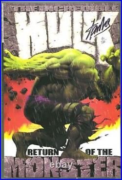 Incredible Hulk Volume 1 Hc Dynamic Forces Signed Stan Lee Df Coa #2 Marvel