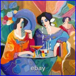 Isaac Maimon Cafe Array Signed Limited Edition Serigraph With COA
