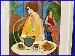 Itzchak Tarkay limited edition serigraph on wove paper, hand signed COA $850