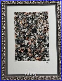 JACKSON POLLOCK (1912-1956) AMERICAN, Signed & Numbered in Pencil with Coa