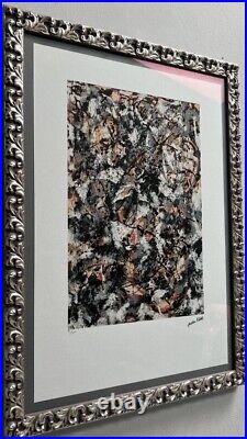 JACKSON POLLOCK (1912-1956) AMERICAN, Signed & Numbered in Pencil with Coa