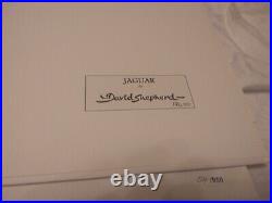 JAGUAR IN ORIGINAL FOLDER by DAVID SHEPHERD signed limited edition print COA