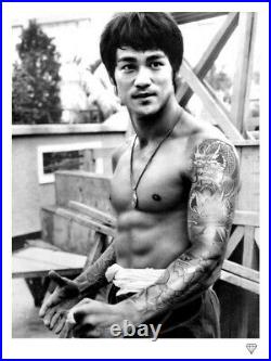 JJ ADAMS'BRUCE LEE TATTOO' LIMITED EDITION SMALL PRINT, Signed with COA