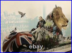 JJ ADAMS'NELSONS COLUMN' RARE LIMITED EDITION PRINT FRAMED with COA