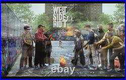 JJ ADAMS'WEST SIDE RIOT' RARE LIMITED EDITION PRINT FRAMED with COA