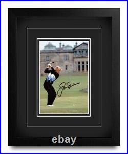 Jack Nicklaus Hand Signed 6x4 Photo 10x8 Picture Frame Golf Open Champion + COA
