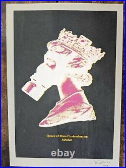 James Cauty Queen of Mass Contamination positively negative signed 40/250 +COA