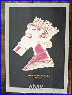 James Cauty Queen of Mass Contamination positively negative signed 40/250 +COA