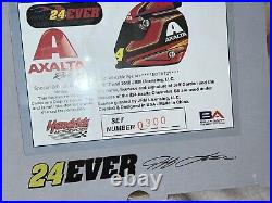 Jeff Gordon Signed NASCAR Limited Edition Axalta 12 Scale Mini Helmet COA