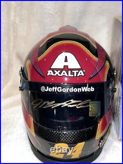 Jeff Gordon Signed NASCAR Limited Edition Axalta 12 Scale Mini Helmet COA