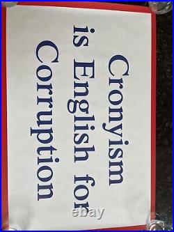 Jeremy Deller Cronyism Is English For Corruption Limited Print with COA