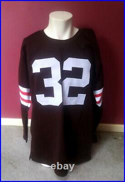 Jim Brown Browns Signed Autographed Limited 20/32 Stat Jersey XL Mvp Coa