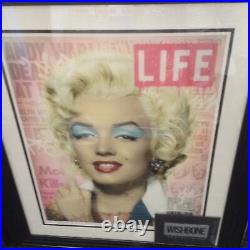 Jj Adams'warhol's Marilyn' Rare Limited Edition Print Framed + Coa