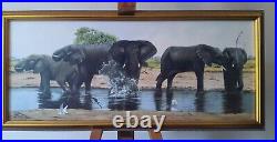 Jonathan Truss Limited Edition Print The Watering Hole 54/95 COA