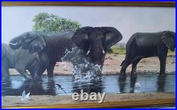 Jonathan Truss Limited Edition Print The Watering Hole 54/95 COA