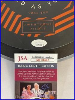 Josh Dun Twenty One Pilots Signed Autograph 12 Limited Edition Drum Pad JSA COA