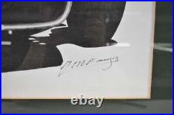 Juan Fangio F1 Champion Framed RARE 100% Hand Signed Limited Edition Print & COA
