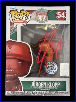 Jurgen Klopp Signed Lfc Limited Edition Funko Pop! #54 (aftal Coa)