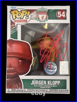 Jurgen Klopp Signed Lfc Limited Edition Funko Pop! #54 (aftal Coa) 3