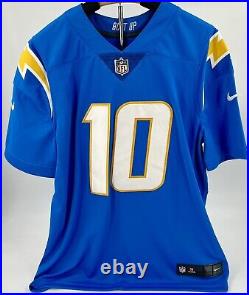 Justin Herbert Signed Chargers Nike Powder Blue Jersey Limited Ed. Fanatics COA