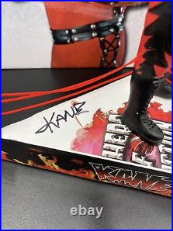 Kane WWE Superstar autographed Signed Bobblehead & Box Limited FOCO Beckett COA