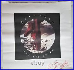 Kate Bush SIGNED 24x24 The Red Shoes Promo Poster Limited 402/500 JSA COA