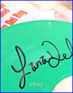 LANA DEL REY signed RECORD LP tunnel under ocean blvd LIMITED EDITION GREEN coa
