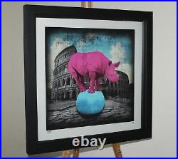 LARS TUNEBO (b. 1962) Limited Edition A/P Print Rhino'The Main Attraction' + COA