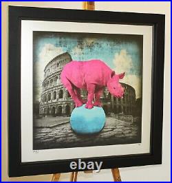 LARS TUNEBO (b. 1962) Limited Edition Print of a Rhino'The Main Attraction + COA