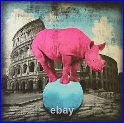 LARS TUNEBO (b. 1962) Limited Edition Print of a Rhino'The Main Attraction + COA