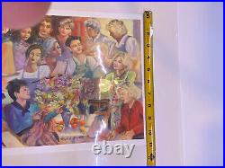 LIMITED EDITION /35 MICHELE BYRNE THE ART OF CONVERSATION PRINT SIGNED With COA