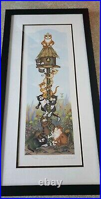 LINDA JANE SMITH Birds Eye View Signed Framed Numbered Limited Edition with COA