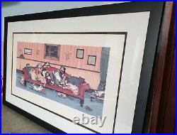LINDA JANE SMITH Catisfaction Signed Framed Numbered Limited edition with COA