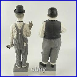 Limited Edition Algora Signed Laurel And Hardy Porcelain Figure With COA 35cm