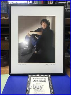 Limited Edition Photo Paul McCartney Signed By Bill Bernstein #217 Of 400 COA