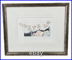 Limited Edition Print by Helen Craig Angelina Ballerina with COA Signed 2009