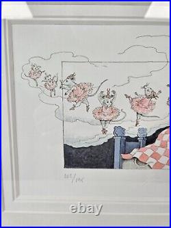 Limited Edition Print by Helen Craig Angelina Ballerina with COA Signed 2009