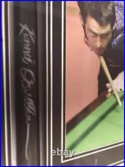 Limited Edition Ronnie O'Sullivan Signed and Framed Snooker Cue No. 19 / 147 COA