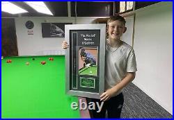 Limited Edition Ronnie O'Sullivan Signed and Framed Snooker Cue No. 19 / 147 COA