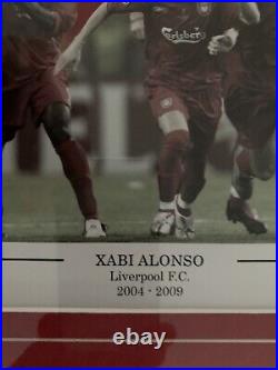 Limited Edition Signed Xabi Alonso Liverpool FC Collage Print Of Only 100 WithCOA