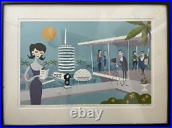 Limited Numbered Josh Shag Agle Capitol Records Serigraph Signed With Note Coa