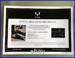 Lionel Messi Official Licensed Signed Barcelona Photo Limited tp 100 ICONS COA