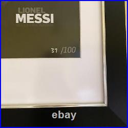 Lionel Messi Official Licensed Signed Barcelona Photo Limited tp 100 ICONS COA