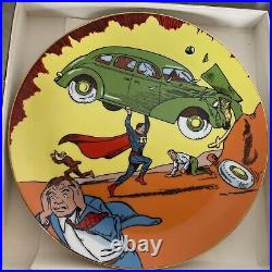 Lot 3 Vtg Ceramic Art Studios 1966Superman #1 Limited EdPlate No 59 Signed COA